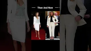 Melania trump Then And Now Style 🔥 #fashion #style #shorts #usa #melaniatrump @LoveyouFashion