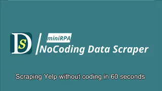 Scraping web using Python?  Using NoCoding Data Scraper Chrome extension in 60s! Yelp for example