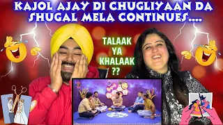 Punjabi Reaction on ~Kajol Te Ajay De Talaak Vich~ Shakira, Angelina, Arnold, Saare Gher laye :D :P