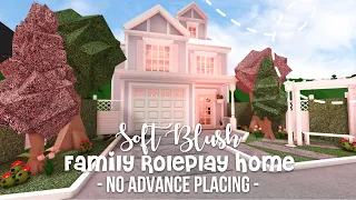 No Advance Placing Two-Story Blush Family Roleplay Home Speedbuild and Tour - iTapixca Builds