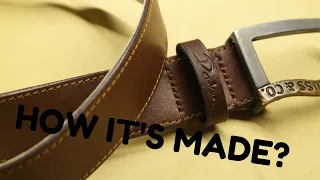 Handmade belt. Как сделать ремень