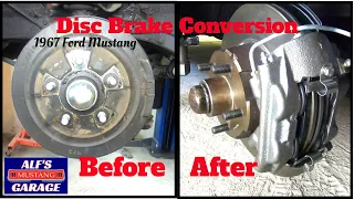 Disc Brake Conversion - Rotor & Caliper - 1967 Ford Mustang