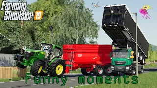 Funny Moments & Crash Compilation - Farming Simulator 19 Multiplayer #10