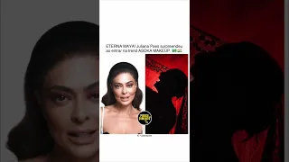 Juliana Paes na trend de maquiagem Asoka Makeup. Sua personagem “Maya” foi relacionada ao challenge.