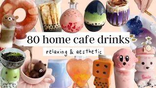 80 homecafe drinks (with lofi chill beats) | TikTok Compilation Pt. 2
