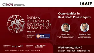 IAIS21- Opportunities in Real Estate Private Equity #aiwmi #realestate #equity #investment