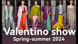 Valentino spring-summer 2024 fashion week in Paris! Валентино весна-лето 2024 неделя моды в Париже!