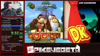 Donkey Kong Country Tropical Freeze Original Mode Speedrun in 1:27:08