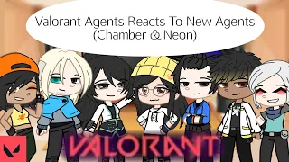 ✿ Valorant Agents React To New Agents (Chamber & Neon) ✿ RiriH