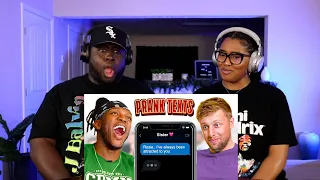Kidd and Cee Reacts To Sidemen Prank Text Roulette