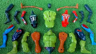 Unboxing,merakit Mainan Hulk Miles Morales Vs Spider-Man Vs Siren Head vs Hulk Smash Avengers Toys