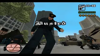 GTA San Andreas Funny Busted Moments 5 CJ visits Liberty City