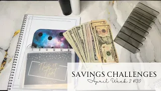 Cash Stuffing: April No. 1 | $120 | Savings Challenges