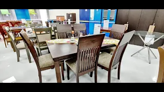 Nilkamal Dinning Table 6 Seater with Price - Hormbean Model | Anjana Furniture Tirupati