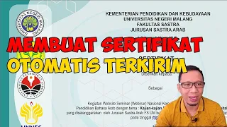 Cara Membuat Sertifikat Online Otomatis Terkirim Ke Email Setelah Isi Google Formulir