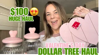 DOLLAR TREE HAUL | HUGE| VALENTINE’S DAY HAUL | NEW FINDS | AMAZING ITEMS