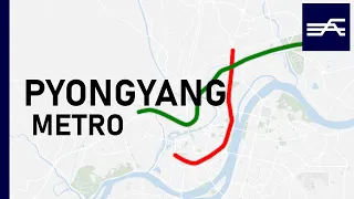 Evolution of the Pyongyang Metro 1973-2021 (animation)