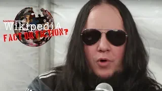 Joey Jordison - Wikipedia: Fact or Fiction?