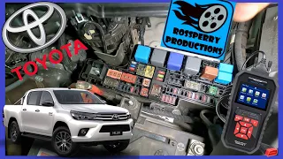 Toyota Hilux Fuse Box & OBD 2 Diagnostics Port Locations