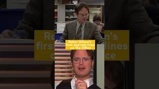 Rainn Wilson's First and Last Lines EVER! 🥹 - The Office US