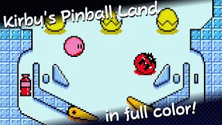 Kirby's Pinball Land DX - Full Color Hack Showcase