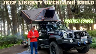 Jeep Liberty KJ Overland Build Walk Around &  Roofnest Condor Roof Top Tent | Off-Road 4x4