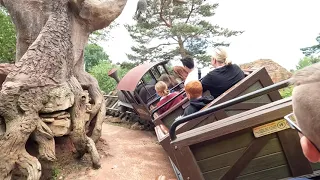 Thunder Mountain Rollercoaster Disneyland Paris Complete ride POV June 2022 filmed on GoPro Hero 10