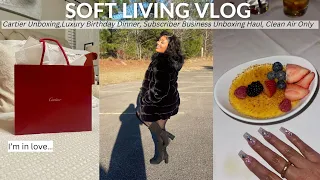 VLOG: Cartier Unboxing, Unboxing Packages from You, Ruth's Chris Bday Dinner, Singing at Church.