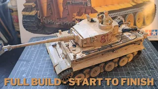 Building the Tiger I Initial Production Tank: 1/35 Scale Model Kit by Tamiya