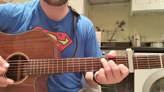 How to play GOODBYE MY LOVER by James Blunt on Guitar (Strum)