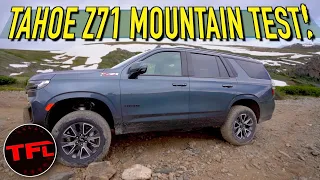 The New 2021 Chevy Tahoe Z71 Is a Big Heavy SUV that Can Finally Off-Road - But With One Exception!