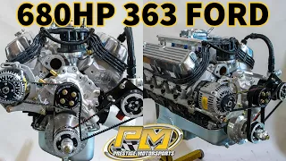 680HP High Compression 363ci Small Block Ford! Dyno Test and Details at Prestige Motorsports