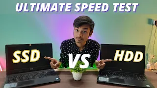 SSD VS HDD SPEED TEST | BOOTING TEST , COPYING , GAMING , VIDEO RENDERING  TEST😱 | Shocking Results