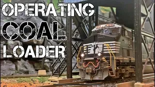 Operating Coal Loader - LIVE Coal Loads in HO Scale