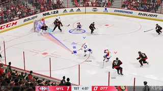 NHL 22 - Montreal Canadiens vs Ottawa Senators - Gameplay (PS5 UHD) [4K60FPS]