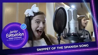 Listen to the first minute of Melani García's 'Marte'! - Spain 🇪🇸 - Junior Eurovision 2019