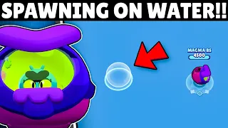 Spawning Teammate on Water With Eve!? | Brawl Stars Experiments #biodome