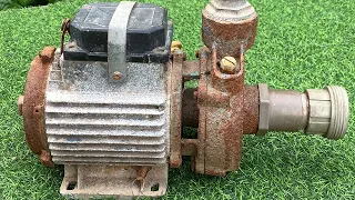 Restoration The Old Rusty Water Pump Into A Multi Purpose Grinder // Complete Amazing Restoration