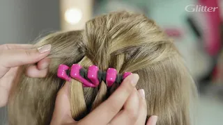 French Braid Hair Tutorial by Glitter