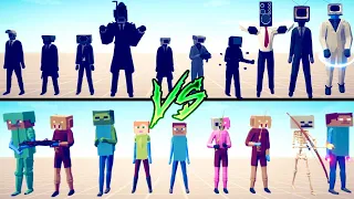 CAMERAMAN vs MINECRAFT TEAM - Totally Accurate Battle Simulator