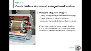 Fizyka - klasa 8 - Zasada działania silnika elektrycznego i transformatora