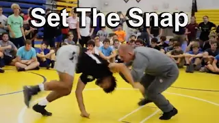 Using Head Position to Set the Snap - Cary Kolat Wrestling Moves
