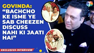 Govinda's EXCLUSIVE reaction after attending Arti Singh's wedding amid feud with Krushna Abhishek