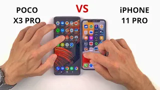 Xiaomi Poco X3 Pro vs iPhone 11 Pro | SPEED TEST