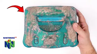 Restoration and repair of This Junk Nintendo 64 - Retro N64 Console Restoration #asmr