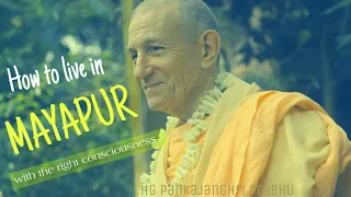 How to live in Mayapur with right consciousness? || Pankajanghri Prabhu
