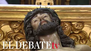 El Cristo de los Alabarderos ya está preparado para la procesión de este Viernes Santo