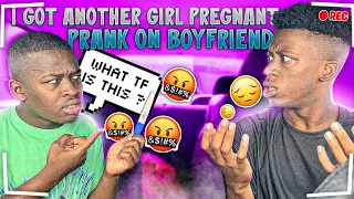 I GOT ANOTHER GIRL PREGNANT PRANK ON BOYFRIEND *BAD IDEA*