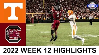 #5 Tennessee vs South Carolina Highlights | College Football Week 12 | 2022 College Football