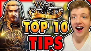 War and Order: Top 10 Tips and Tricks for NEW Players!